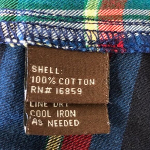 J. McLaughlin Cotton Plaid Long Sleeve Shirt 10 - Picture 10 of 14